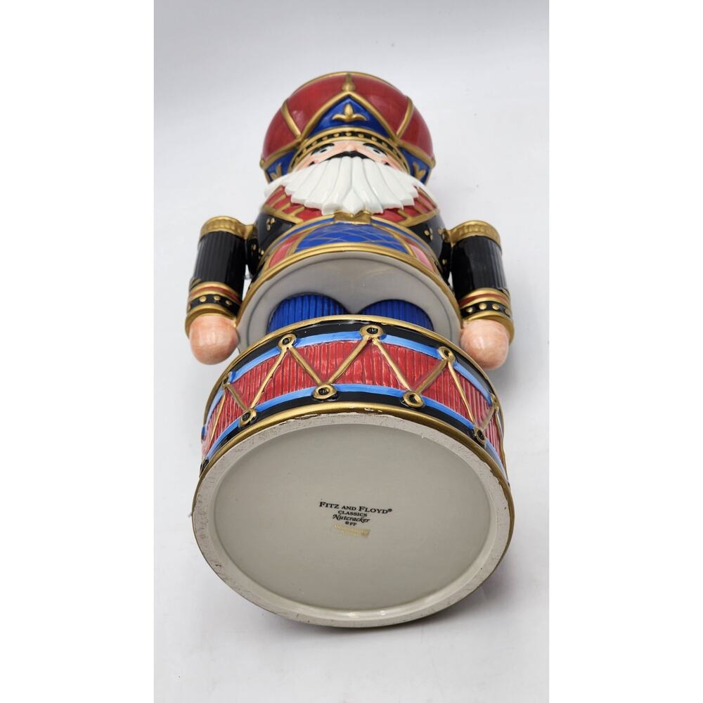Fitz And Floyd Nutcracker Small Candleholder 13" Original Box 619/396 VTG 2005 - Picture 11 of 16
